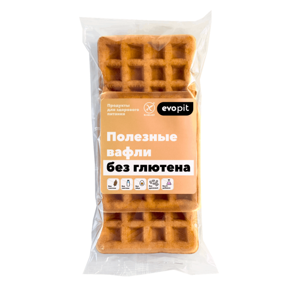 "ЭВОПИТ" бельгийские вафли без глютена 