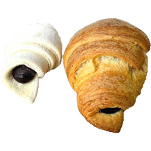 «AGS» croissant filled with chocolate flavor, unpreserved