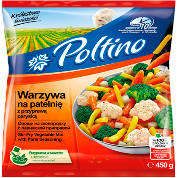 «POLTINO» vegetables in a frying pan with parisian seasoning