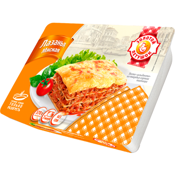 «ЗОЛОТОЙ ПЕТУШОК» лазанья мясная