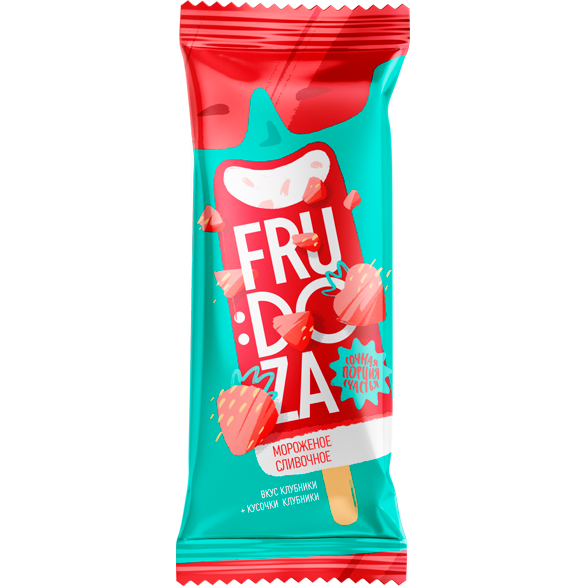 «FRUDOZA» strawberry popsicle