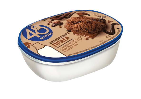 "48 КОПЕЕК" мороженое шоколадная прага сливочное