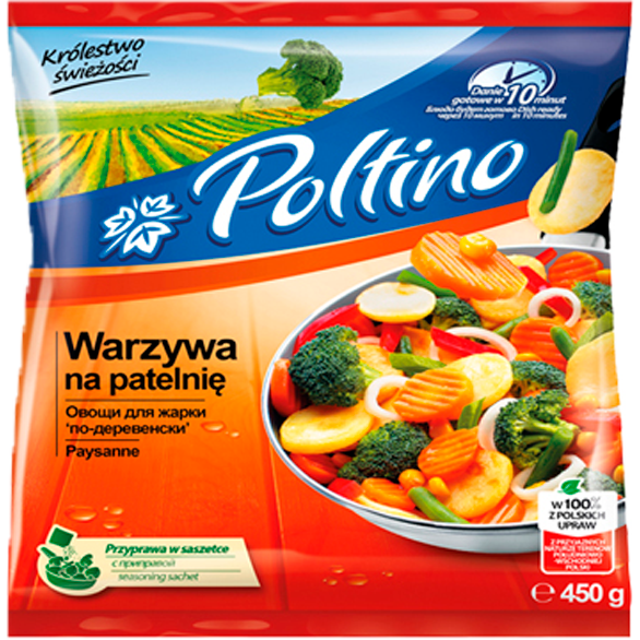 «POLTINO» овощи для жарки «По-деревенски»