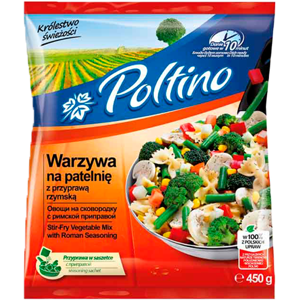 «POLTINO» vegetables in a frying pan with roman seasoning