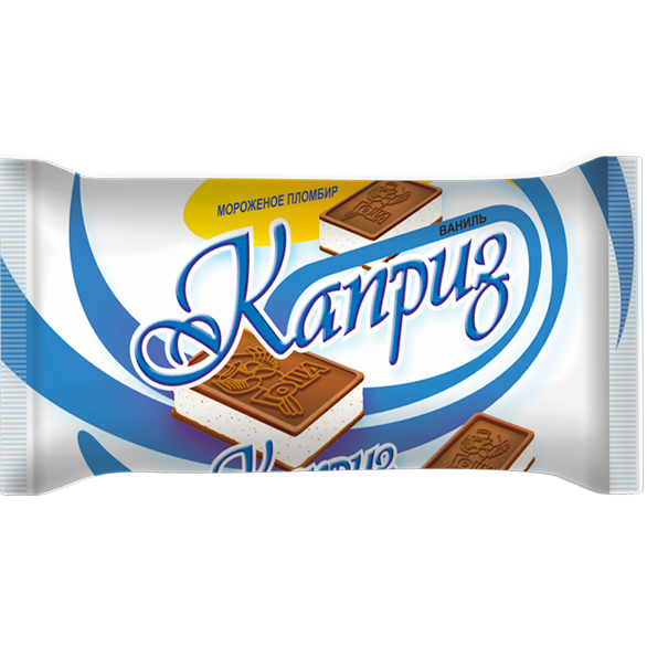 «KAPRIZ» vanilla ice cream on cookies