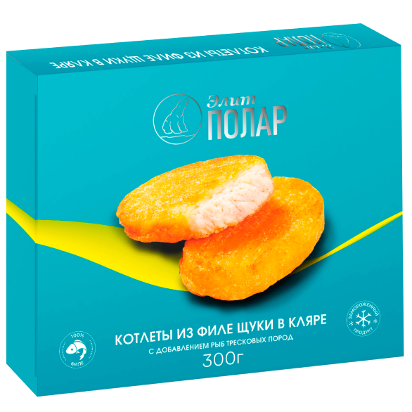 "ПОЛАР" котлеты из филе щуки в кляре