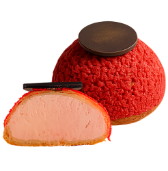 "КУРТЬЕ" пирожное ШУ BonGenie с начинкой клубника