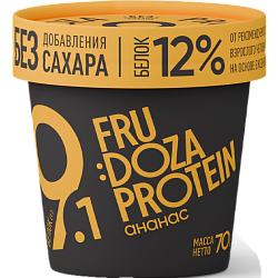 «FRUDOZA PROTEIN» pineapple flavored whipped frozen dessert