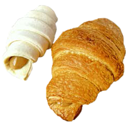 «АГС» круассан с начинкой со вкусом карамели (расстоенный)