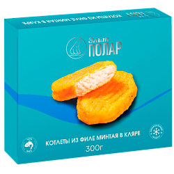  "ПОЛАР" котлеты из филе минтая в кляре