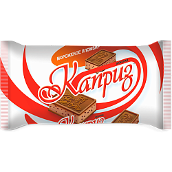 «КАПРИЗ» шоколадный пломбир на печенье