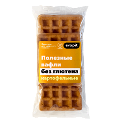 "ЭВОПИТ" картофельные бельгийские вафли без глютена 