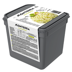 “MONTERRA” ice cream with pistachios and pistachio sauce